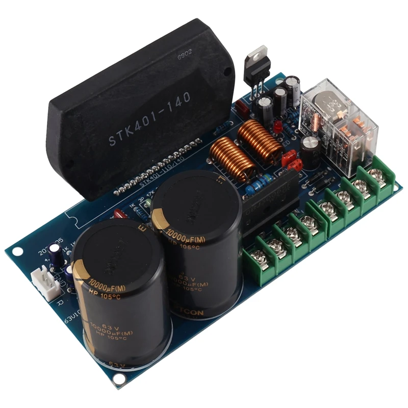 STK401-140 Grosime de Muzica de Film Puterea Bord Amplificator de Mare Putere 120W+120W Componentă Cu UPC1237 Vorbitor de Protecție