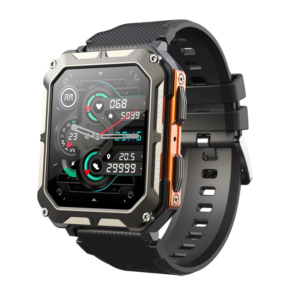 Ceas inteligent C20 PRO 1.83 Inch Bărbați Muzica BT Apel de Sport în aer liber de Fitness Tracker Rata de Inima tensiunea Smartwatch