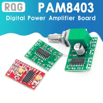 1buc/lot PAM8403 Super-mini-amplificator digital de bord 2 * 3W Clasa D amplificator digital de bord eficient 2,5 la 5V USB de alimentare
