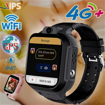 2023 NOU Sim 4G Smartwatch Pentru Copil Viziona WIFI GPS Tracker Ceasuri Chat-ul de Voce Apel Video Monitor Copii Băieți Fete Portabil