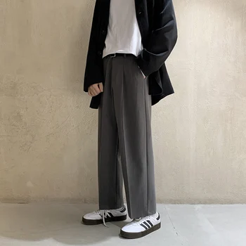 2023 Primăvară Baieti Pantaloni Stil Coreean Trendy Direct Casual Pantaloni Largi Picior Pantaloni Costum