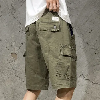 2023 haine de Lucru pantaloni Scurți pentru Bărbați Versatil Japonez, Moda Casual, Pantaloni Largi de Vara Subtiri Pantaloni Formale pentru Bărbați