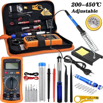 220V 60W ciocan de Lipit Electric Kit Reglabil Temperatura de Lipit, Revizie, Reparații cu Sudura Lipire și Instrumente de Reparare