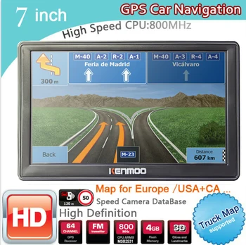 7 Inch HD GPS Portabil de Navigație 2023 Hărți pentru Europa, Rusia CAMION Masina de CAMPING Caravan Navigator gps Gratuit Actualizări T701
