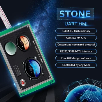 8.0 inch HMI Ecran Tactil Rezistiv Industriale Încorporate LCD cu Program + Controler de Bord