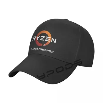 AMD Ryzen Threadripper Procesoare Negru Mens Șapcă de Baseball pentru Barbati Femei Clasic Tata Pălărie Simplă Capac cu Profil Redus