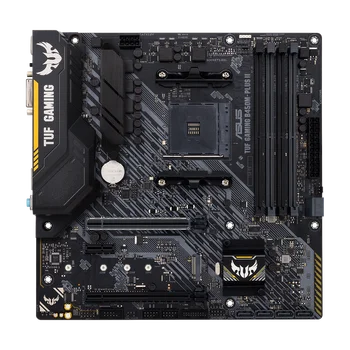 ASUS TUF JOCURI B450M-PLUS II AMD B450 (AM4) micro ATX placa de baza de gaming cu M. 2 de sprijin, AI Microfon de Anulare a Zgomotului, HDMI