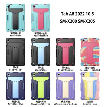 Acoperire pentru Samsung Galaxy Tab A8 10.5 SM-X200 SM-X205 X200 X205 Caz rezistent la Socuri Suport Plastic Silicon Kickstand Tableta Shell