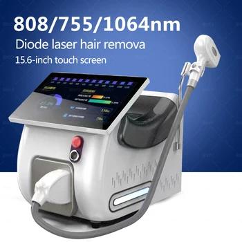 Cea mai bună Calitate Ce a Aprobat 808/755/1064nm Diodă laser a părului remova15.6-inch touch screen de Păr removalWash eyebrowsTattoo Mașină
