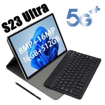 De Brand Nou S23 Ultra Tablet PC Global Versiune Android Pad Tablete 5G 10.1 Inch 16G + 512GB Tab Dual Card Wifi Bluetooth de Tip C