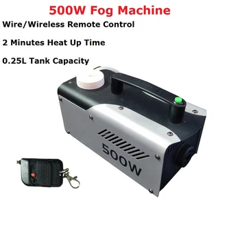 Fir/ fără Fir Control de la Distanță 500W Mașină de Fum de 0, 25 L Capacitate Ulei Ceață Mașină de 110-220V Profesional Fogger Fum de Scenă Ejector