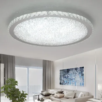 Led-Uri Rotunde De Cristal Plafon Lumina Casa Moderna Dormitor, Camera De Zi Lumini Atmosferă De Lux Pandantiv Lampă Acasă Decor Cameră