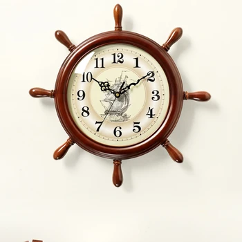 Modern din Lemn Ceas de Perete Dormitor Cuarț Creative Europene Tăcut Perete Ceas de Lux Relojes De Pared Acasă Decorare Obiecte YY50WC