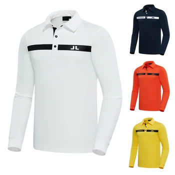 Noul golf, îmbrăcăminte pentru bărbați cu mâneci lungi haine de golf în aer liber polo necăptușit îmbrăcăminte de sus pentru a respira liber