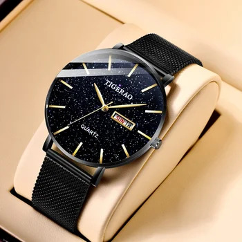 [Oficial Autentic] Complet automat non ceas mecanic Barbati student impermeabil calendar Bărbați ceas de moda coreeană lumi