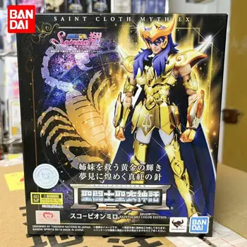 Original BANDAI Saint Pânză Mit EX Scorpion Milo SAINTIA SHO Saint Seiya În Stoc Anime Cifre Modelul Jucarii Cadou