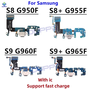 Original USB Port de Încărcare Conector Flex Pentru Samsung S8 S9 Plus G950F G955F G960F G965F Încărcare Bord Flex