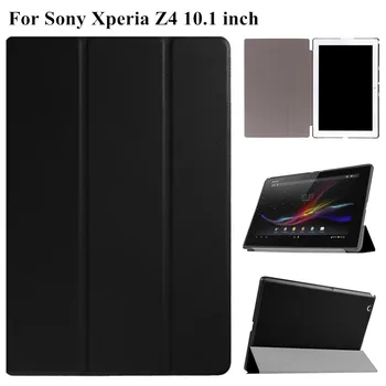 PU Piele Caz pentru Sony Xperia Z4 Tablet SGP712 10 1 Suport Rabatabil Acoperire Magnetică pentru Funda Tableta Sony Xperia Z4 10.1 inch