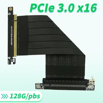 Personalizare PCIe Riser Ori Cablu, 3.0 x16 PCI Express Riser Extender, Dreptul de 90 de Grade PUG Coloană A4 ITX Șasiu Cablu