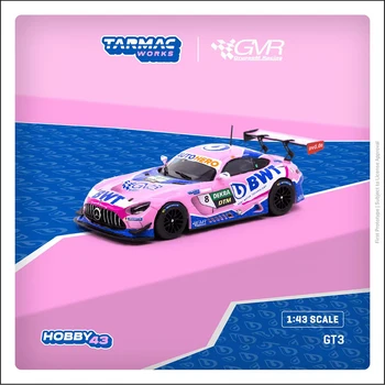 Pistă de Lucrări 1:43 Macheta Auto GT3 DTM 2021 GruppeM Curse Aliaj turnat Vehicul-Roz