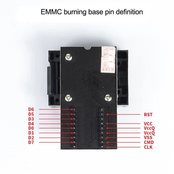 RT-BGA169-01 BGA169 / BGA153 EMMC Adaptor V2.5 cu 4buc BGA Casetă de Încadrare pentru RT809H Programator