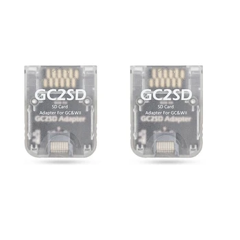Top 2 buc GC2SD Card Micro-SD GC2SD GC Pentru Card SD Adaptor Pentru Nintendo Gamecube Console Wii SD2SP2