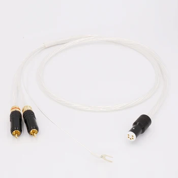 Transport gratuit 1,5 M ODIN Tonarm Cablu 5 Pin DIN & RCA Phono Platane Cablu Analogic