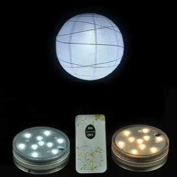 crăciun lumini cu led-uri decoratiuni de craciun!12 buc /lot baterii AA Operat Submersibile Multicolors RGB LED-Vaza de Lumină